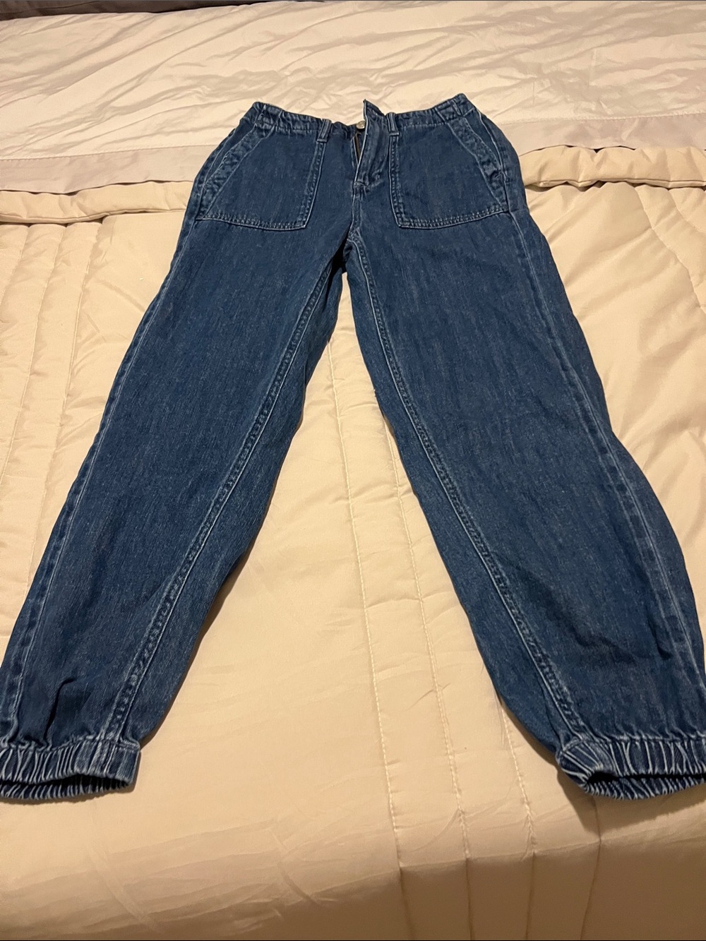 J. Crew Relaxed Boyfriend Jeans in Dark Blue Denim